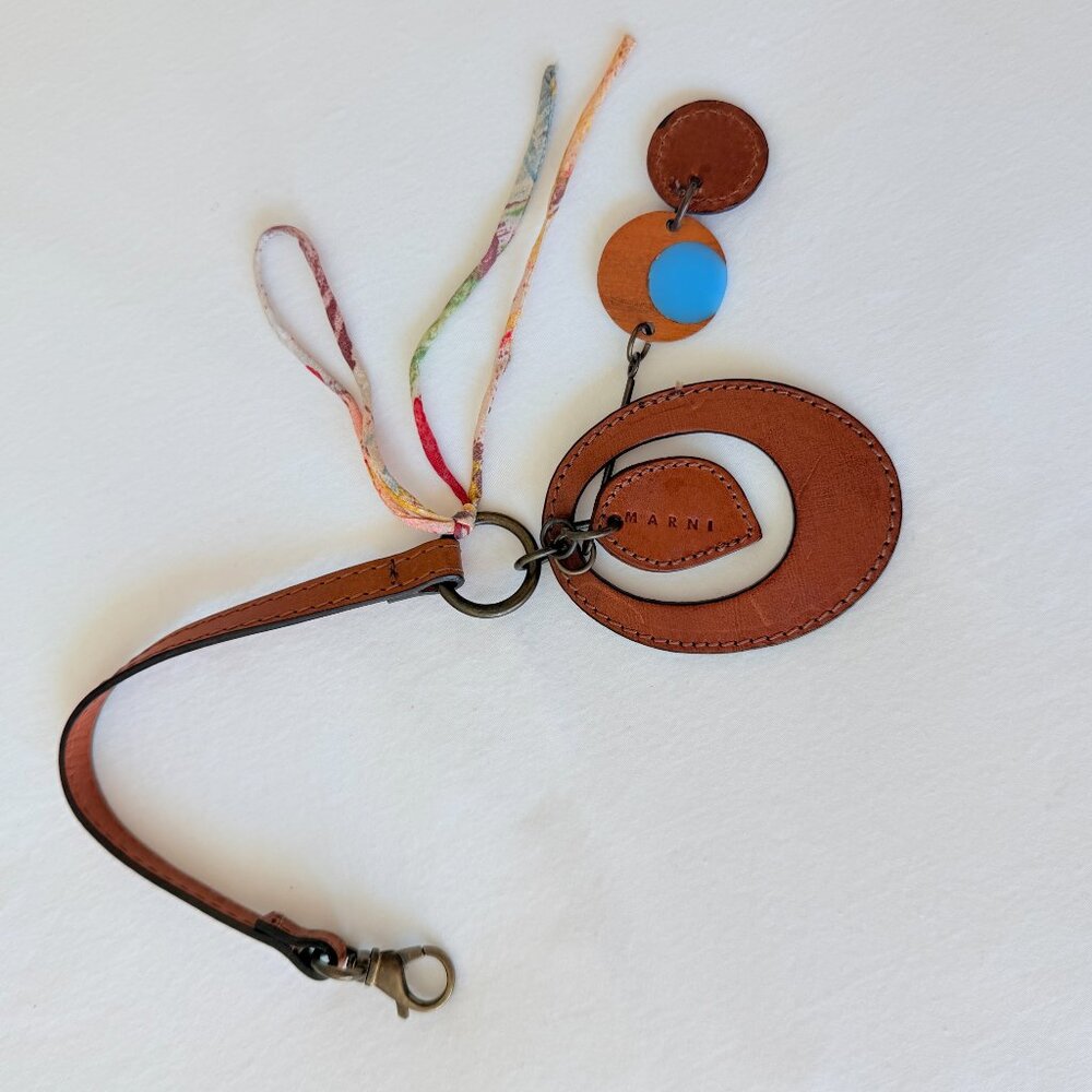Marni Leather Bag Charm - Picture 6 of 14